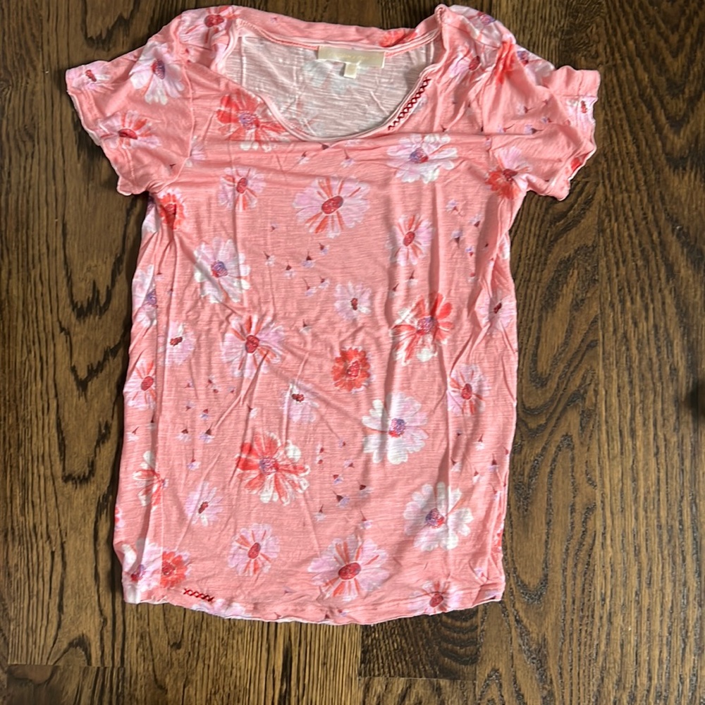 Pink LoveShackFancy shirt